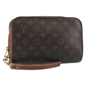 LOUIS VUITTON Monogram Orsay Clutch Bag M51790 LV Auth 160807